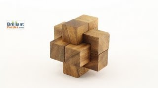 Notched Stick  3D Wooden Puzzle Brain Teaser [upl. by Manbahs]