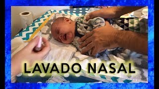 LAVADO NASAL bebe en 2 minutos 😱 CÓMO HACERLO [upl. by Abigail369]