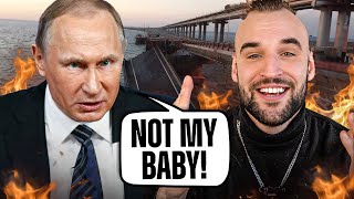 The Kerch Bridge JUST EXPLODED  Ukraine War Update [upl. by Atilegna]