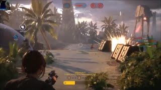 Star Wars Battlefront  Rogue One DLC Walker Assault Gameplay PS4 60fps No Commentary [upl. by Ytok651]