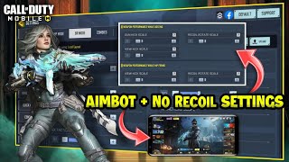 Aimbot  No Recoil SensitivityGyroscope Settings For Cod Mobile📲 MP amp BR codm [upl. by Rolyab383]