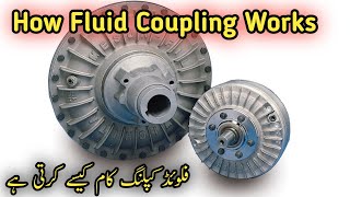 How Fluid Coupling Works  Fluid Coupling Kam Kaise Krti He tech mechanical couplings [upl. by Uah]