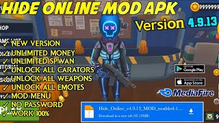 Hide Online 4913 Latest Version Mod Menu [upl. by Strepphon]