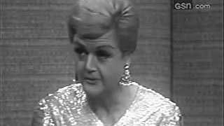 Whats My Line  Angela Lansbury PANEL Steve Allen Pia Lindstrom Dec 4 1966 [upl. by Alyahsat13]