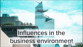 Internal and External influences in the business environment HSC Business Studies [upl. by Grosberg]