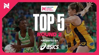 Top 5 Plays of Round 2  Suncorp Super Netball 2024 [upl. by Gisela]