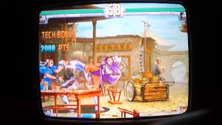 street fighter third strike parrying chunli super [upl. by Yelroc]