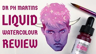 Dr PH Martins Hydrus Liquid Watercolour Review [upl. by Wenger]