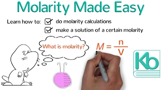 Molarity Made Easy How to Calculate Molarity and Make Solutions [upl. by Eelek554]