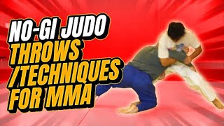 5 Most Effective Judo Throws for MMA  No Gi Judo Throws [upl. by Loralyn]