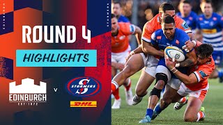 Edinburgh v DHL Stormers  Highlights  Round 4  URC 202425 [upl. by Jerome67]