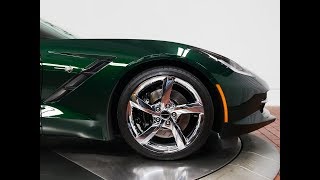 2014 Chevrolet Corvette Stingray Z51 3LT Premier Edition in Lime Rock Green Metallic  400423 [upl. by Atekihc]