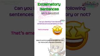 Exclamatory Sentences  SATS Success [upl. by Acirt]