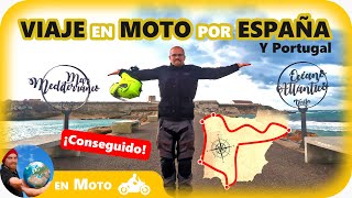 👉Viaje en MOTO por ESPAÑA y PORTUGAL Viaje por España en moto de 125cc 18✅ [upl. by Eca]