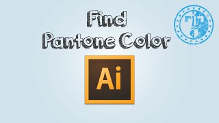 How to find pantone color code in Adobe Illustrator [upl. by Aihsenor]