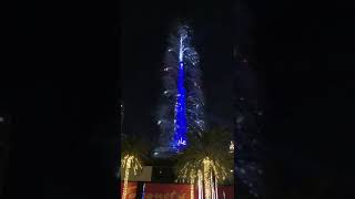 Fireworks at Burj Khalifa  Dubai fireworks festival burjkhalifa dubai night diwali asmrvideo [upl. by Eolcin]