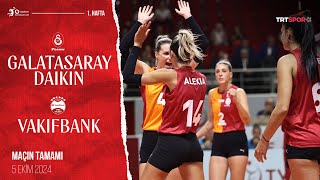 Maçın Tamamı  Galatasaray Daikin  Vakıfbank Vodafone Sultanlar Ligi [upl. by Ursuline456]