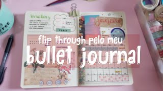 mostrando o meu BULLET JOURNAL de 2022 tour pelo bujo [upl. by Allerym]