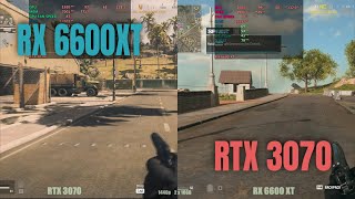 6600 XT vs RTX 3070  1440p gaming [upl. by Murial962]