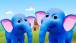 Ek Mota Hathi  एक मोटा हाथी  Hindi Rhyme For Children l Hindi Rhymes For Kids ‎kidschannelindia [upl. by Eudoxia]