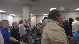 Milledgeville honors veterans at Georgia War Veterans home [upl. by Rehttam402]