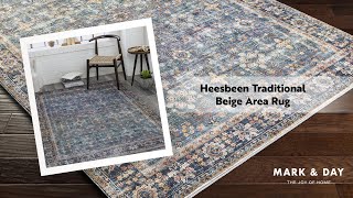 Heesbeen Traditional Beige Area Rug [upl. by Ardnuahsal]