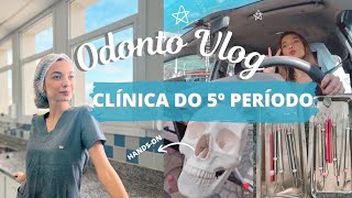 ODONTO VLOG 1º clínica do período Handson ⭐️🚀 [upl. by Jaye]