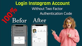 How to recover Instagram account without two factor authentication Code  Instagram Account Recovery [upl. by Tharp764]