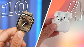 Jai pris en main les nouveaux AirPods 4 et Apple Watch Series 10 [upl. by Notyep]