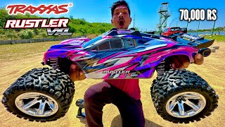 RC Traxxas Rustler 4X4 VXL Brushless Unboxing amp Testing  Chatpat toy tv [upl. by Oswal]