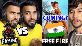 TOTAL GAMING vs TECHNO GAMERZ What Happened  Free Fire INDIA COMING Badge 99 [upl. by Georgianna]