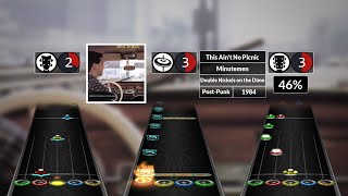 Clone Hero Minutemen  This Aint No Picnic chart preview FULL BAND [upl. by Eleon]