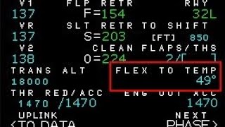 What is FLEX Temperature or AssumedDerated Temperature  How FLEX Takeoff Works pilot airplane [upl. by Analram]