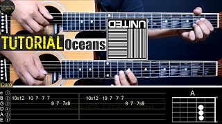 Océanos Oceans  Hillsong United  Instrumental a 2 Guitarras  TAB  ACORDES [upl. by Oeht]