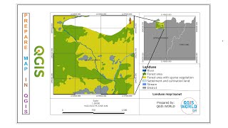 Prepare map in QGIS  Introduction to QGIS print Layout [upl. by Tomasine759]