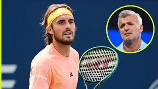 Stefanos Tsitsipas announces major coaching decision on dad Apostolos after rant issues emotional [upl. by Anitnamaid484]