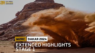 Extended highlights  Stage 1  Dakar2024  W2RC [upl. by Naivatco965]