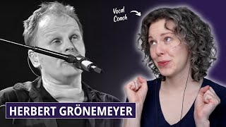 Vocal Coach Hears quotDer Wegquot for the First Time  Herbert Grönemeyer Reaction and Vocal Analysis [upl. by Ahsitil]