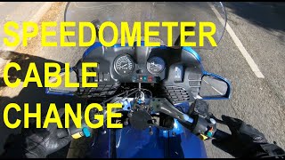 BMW R1100 broken speedometer cable replacement [upl. by Pine]