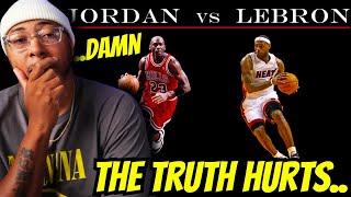 Michael Jordan vs Lebron James  The Best GOAT Comparison LeBron Fan Reaction [upl. by Amrac]