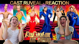 RuPauls Drag Race UK vs The World  Season 2  Cast Ruveal  BRAZIL REACTION [upl. by Rubie]