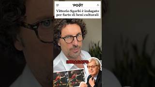 Sgarbi è indagato per furto di beni culturali [upl. by Dnaletak]