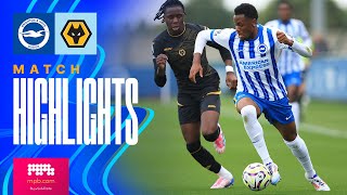 HIGHLIGHTS  Brighton v Wolves  Premier League 2 [upl. by Eemak820]