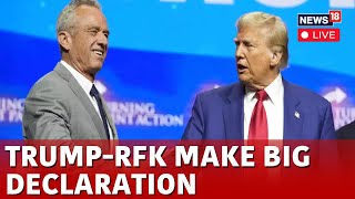 Donald Trump Latest News  RFK Jr Wants To Make America Healthy Again  Trump News LIVE  N18G [upl. by Hanako]