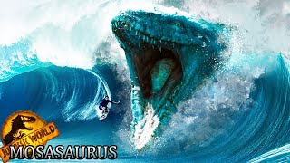 Mosasaurus The GRUESOME Story of Jurassic Worlds Mosasaurus [upl. by Yart]