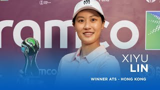 XiYu Lin winner’s interview  Aramco Team Series  Hong Kong [upl. by Nylsirhc896]