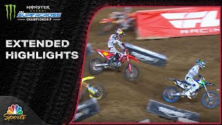 Supercross 2024 EXTENDED HIGHLIGHTS Round 14 in Nashville  42024  Motorsports on NBC [upl. by Florentia]