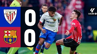 ATHLETIC CLUB 0 vs 0 FC BARCELONA  LALIGA 202324 MD27 [upl. by Euqenimod]