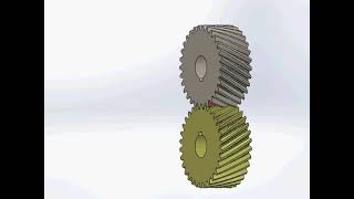Engranes helicoidales ejes paralelos [upl. by Oinotnanauj]