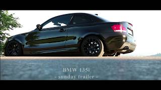 BMW 135i vs sunday  BMW 1er coupe tuning short trailer acceleration [upl. by Antonio715]